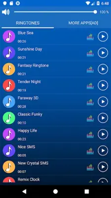 Mobile Phone Ringtones android App screenshot 6